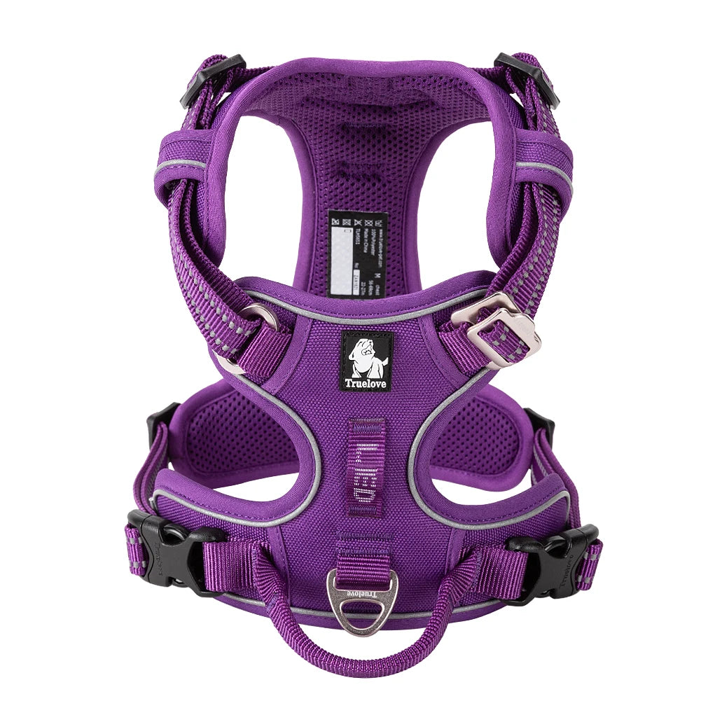TrueLove Reflective Adjustable No Pull Dog Harness Training Vest