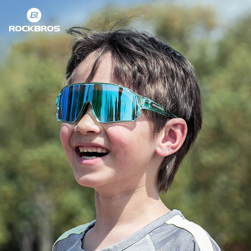 Rockbros Polarized Cycling Sunglasses For Kids Adults UV Protection