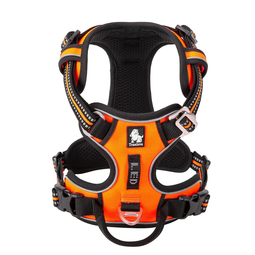 TrueLove Reflective Adjustable No Pull Dog Harness Training Vest