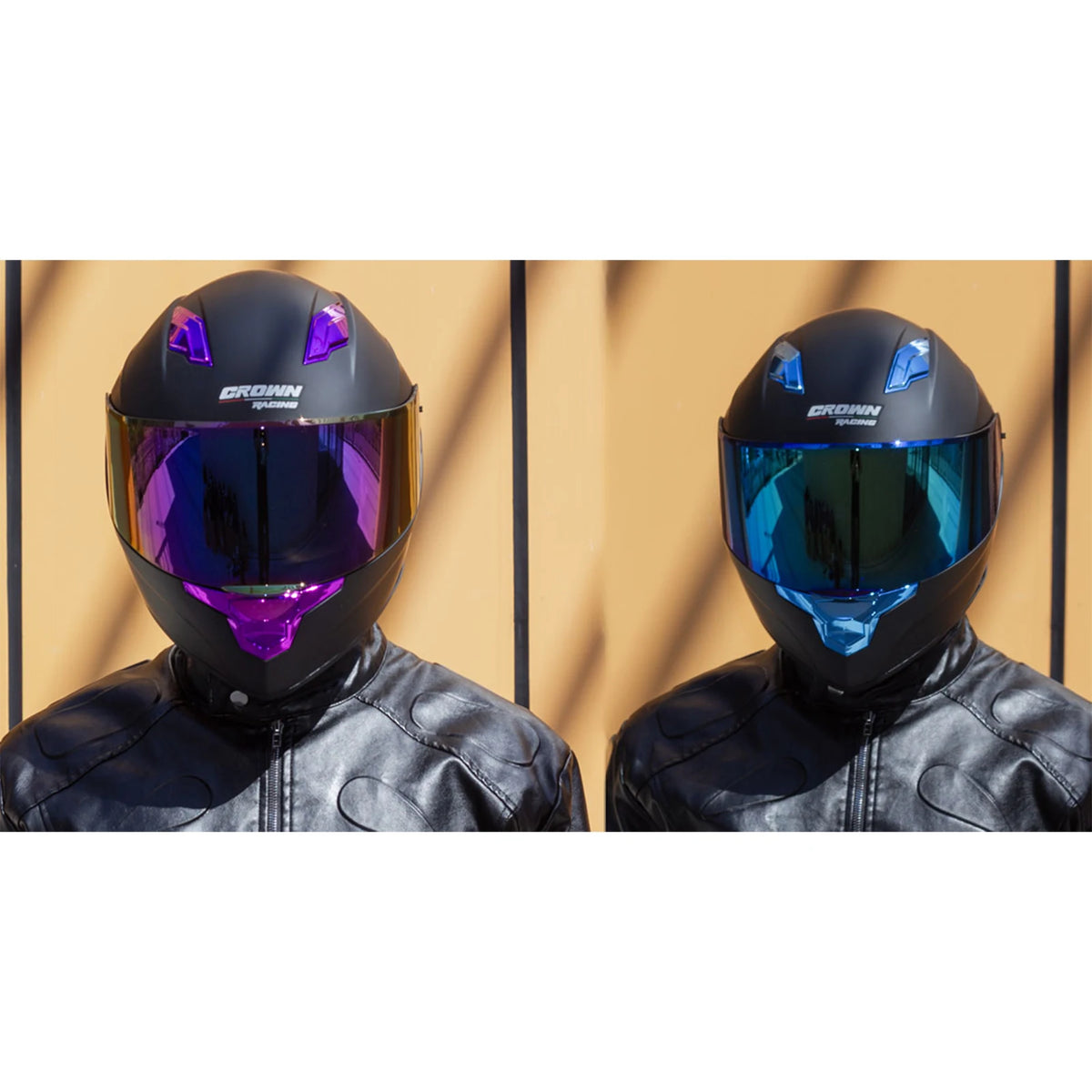 Crown Racing F-700 Full Face Motorcycle Helmet DOT Certified