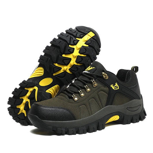 Lace Up Unisex Hiking Boots With Breathable Outdoor Design