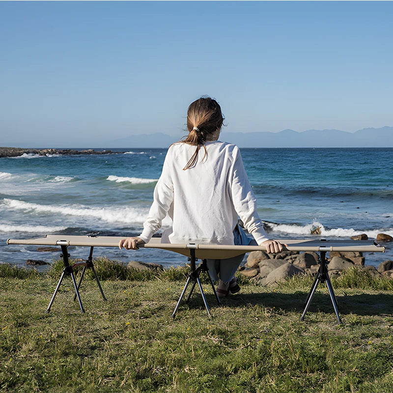 Westtune Portable Aluminum Folding Marching Bed For Camping