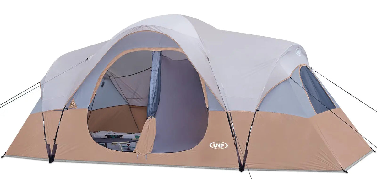 UNP Family Camping Tent With Two Rooms And Privacy Divider