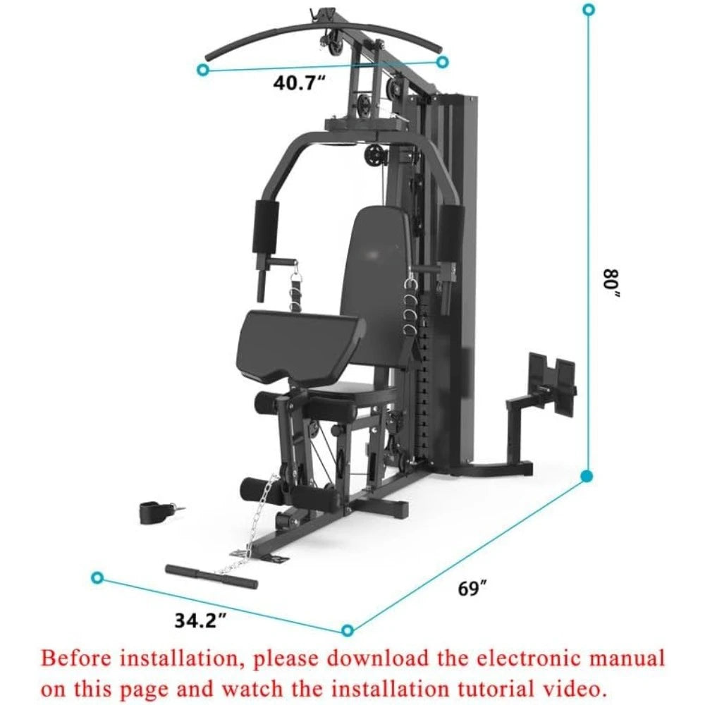 Multifunctional Full Body Home Gym Strength Training Equipment
