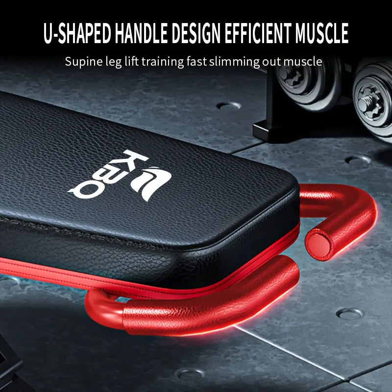 KBQ Adjustable Roman Chair Folding Fitness Dumbbell Bench