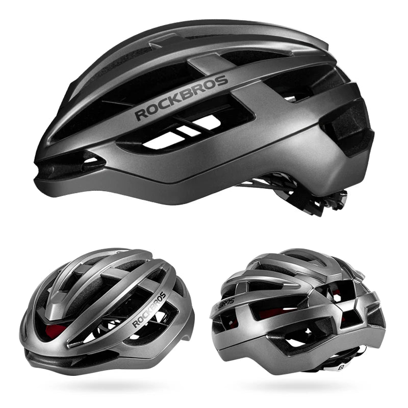 ROCKBROS Adult Road Bike Helmet Lightweight Breathable Shockproof Adjustable