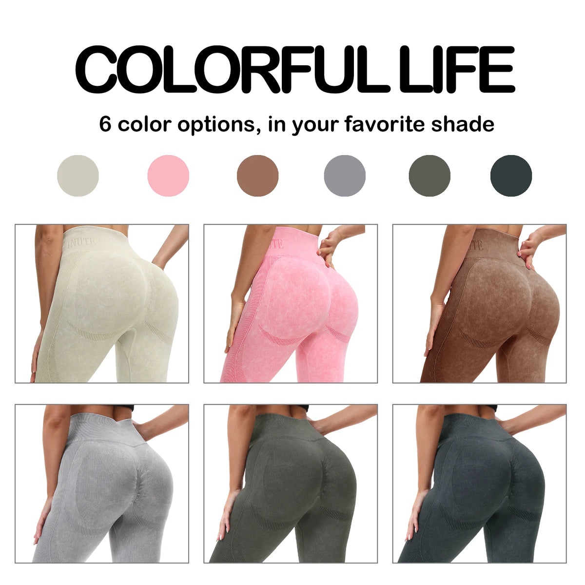 Women's Seamless High Waisted Yoga Leggings For Active Fitness