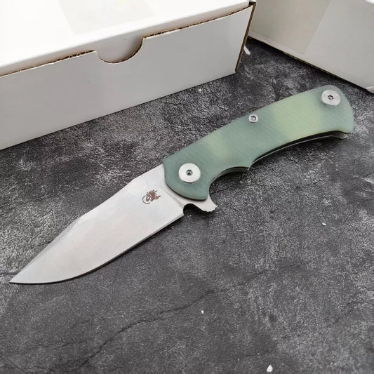 Rick Hinderer XM18 D2 Steel EDC Folding Knife G10 Handle