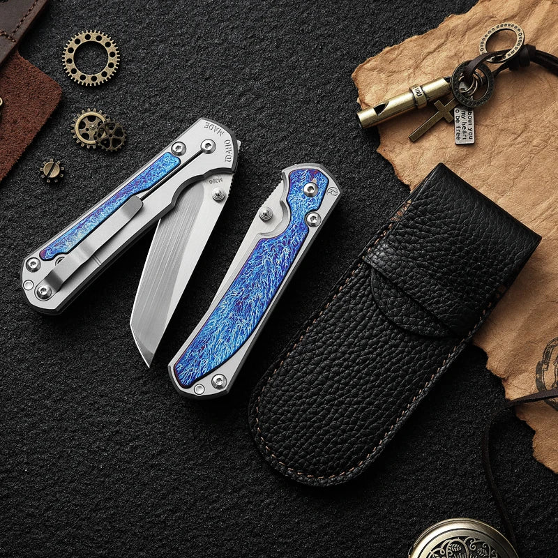 Alvely M390 Steel Folding Pocket Knife EDC Outdoor Gear