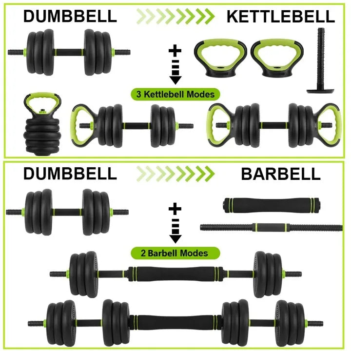 Twister CK Adjustable Dumbbells With Connector Fitness Home Gym Set