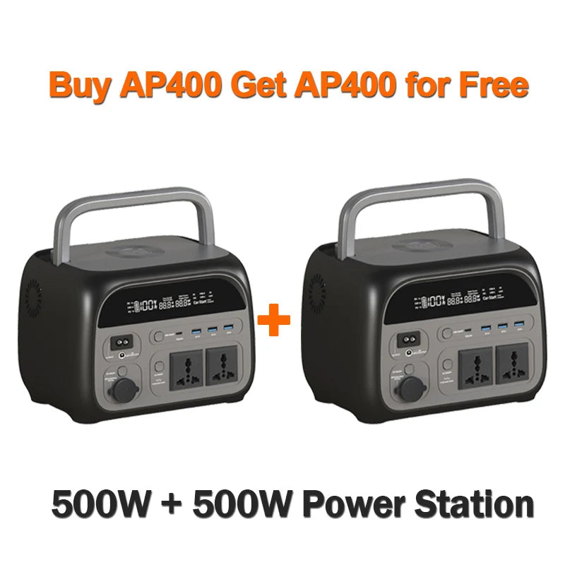 CTOLITY 500W Portable Power Station With 345Wh LiFePO4 Battery