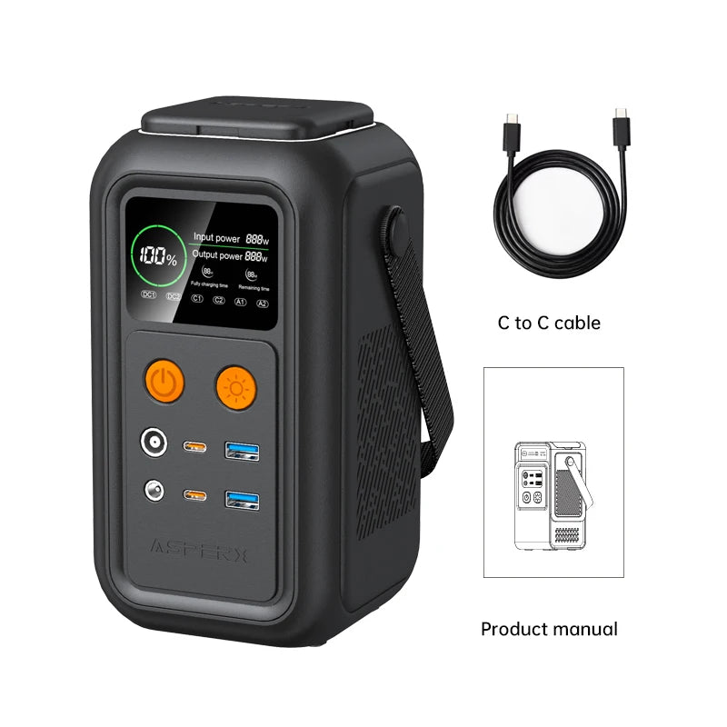 CtoliTY 200W Power Station 192Wh Lifepo4 Portable Power Bank