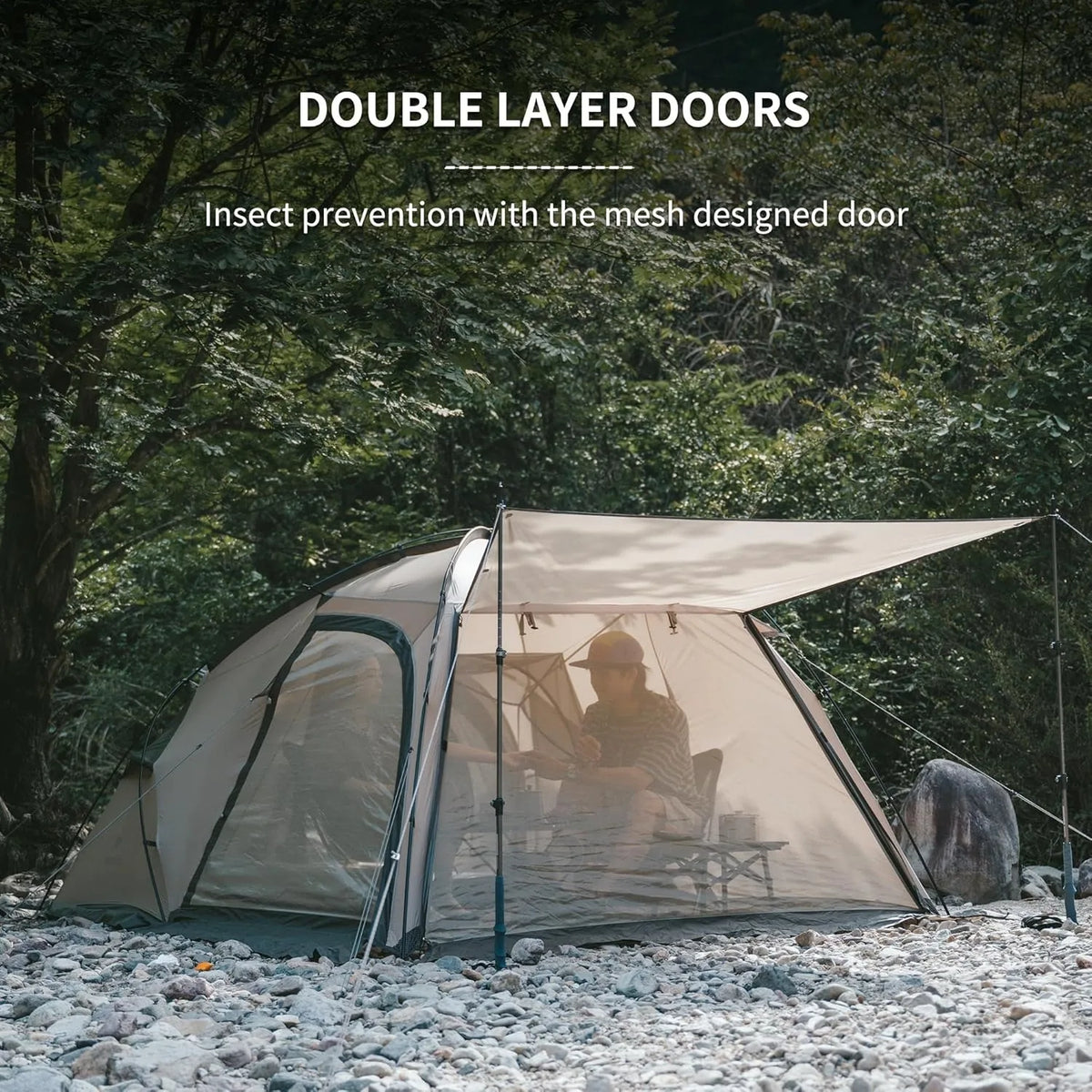 Naturehike Waterproof Hot Tent With Stove Jack For Winter Camping