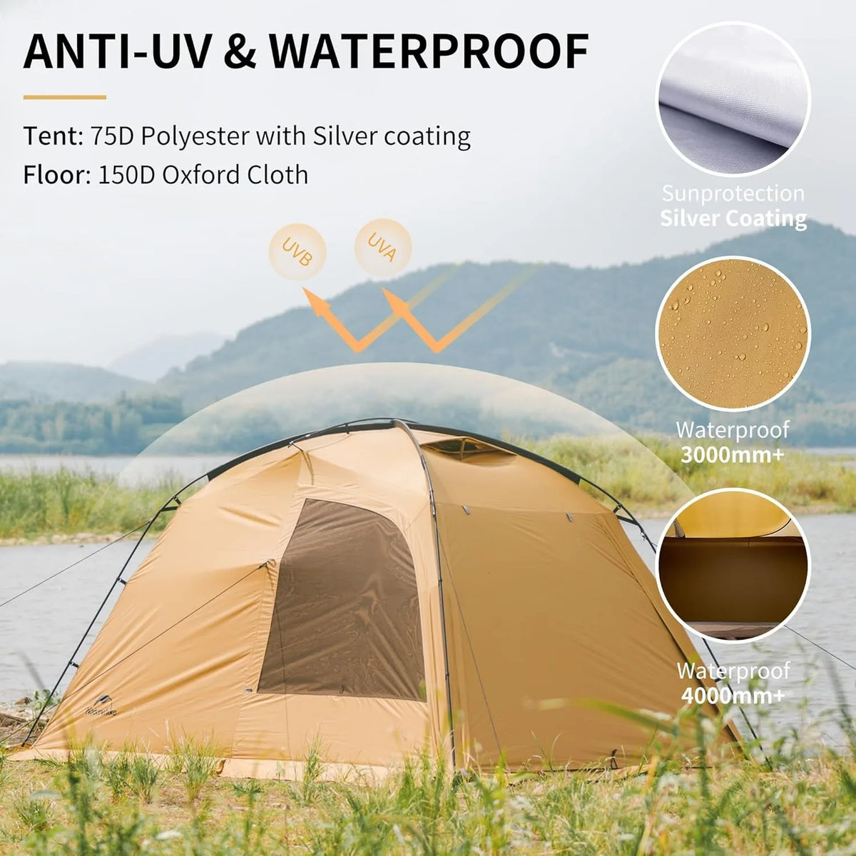 Naturehike Dune 4 Season Waterproof Double Camping Tent