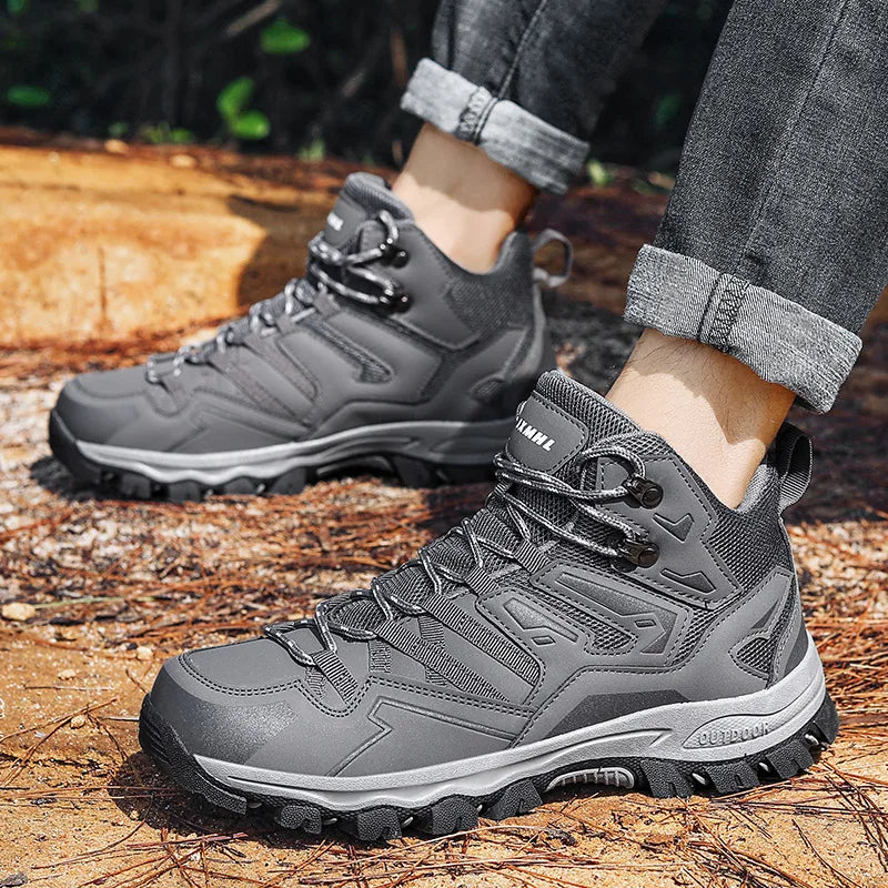 Yukyguuter Waterproof Hiking Shoes Non Slip Outdoor Trekking Boots