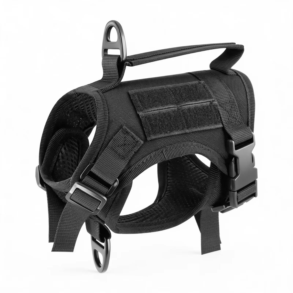 Adjustable Tactical Cat Harness Vest And Leash Set With Handle