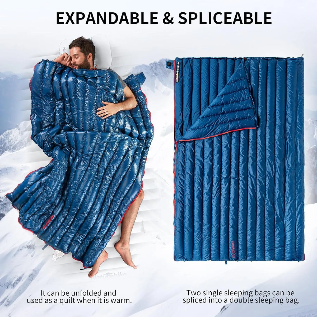 Naturehike Ultralight Backpacking Duck Down Sleeping Bag