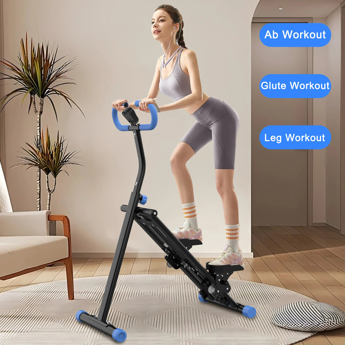 Vertical Climber Machine With Adjustable Resistance For Home Workouts