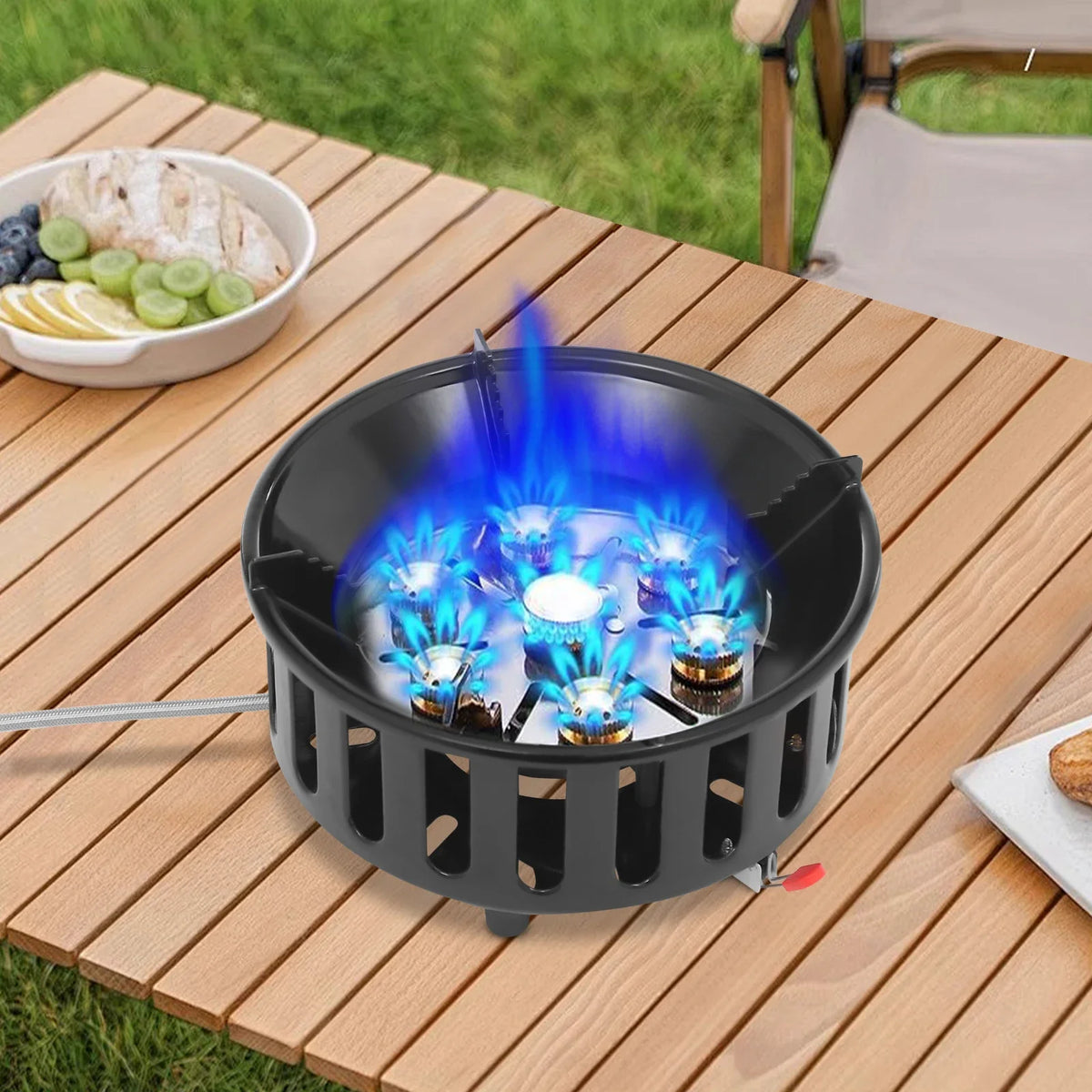 Portable Butane And Propane Camping Stove With Electronic Ignition
