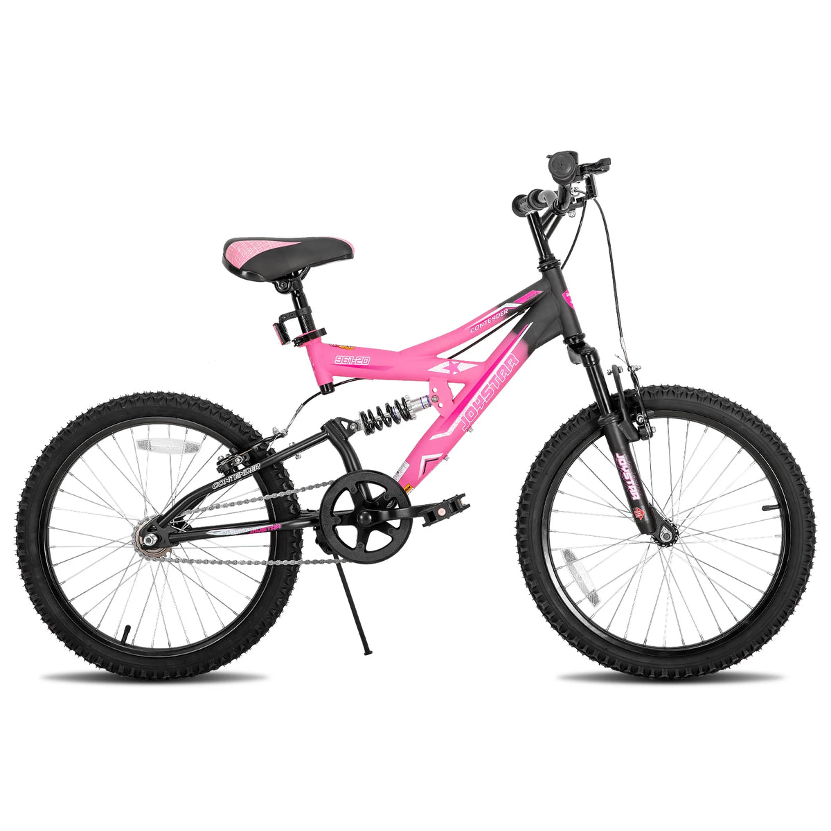 JOYSTAR Kids Mountain Bike With Dual Suspension And V Brakes