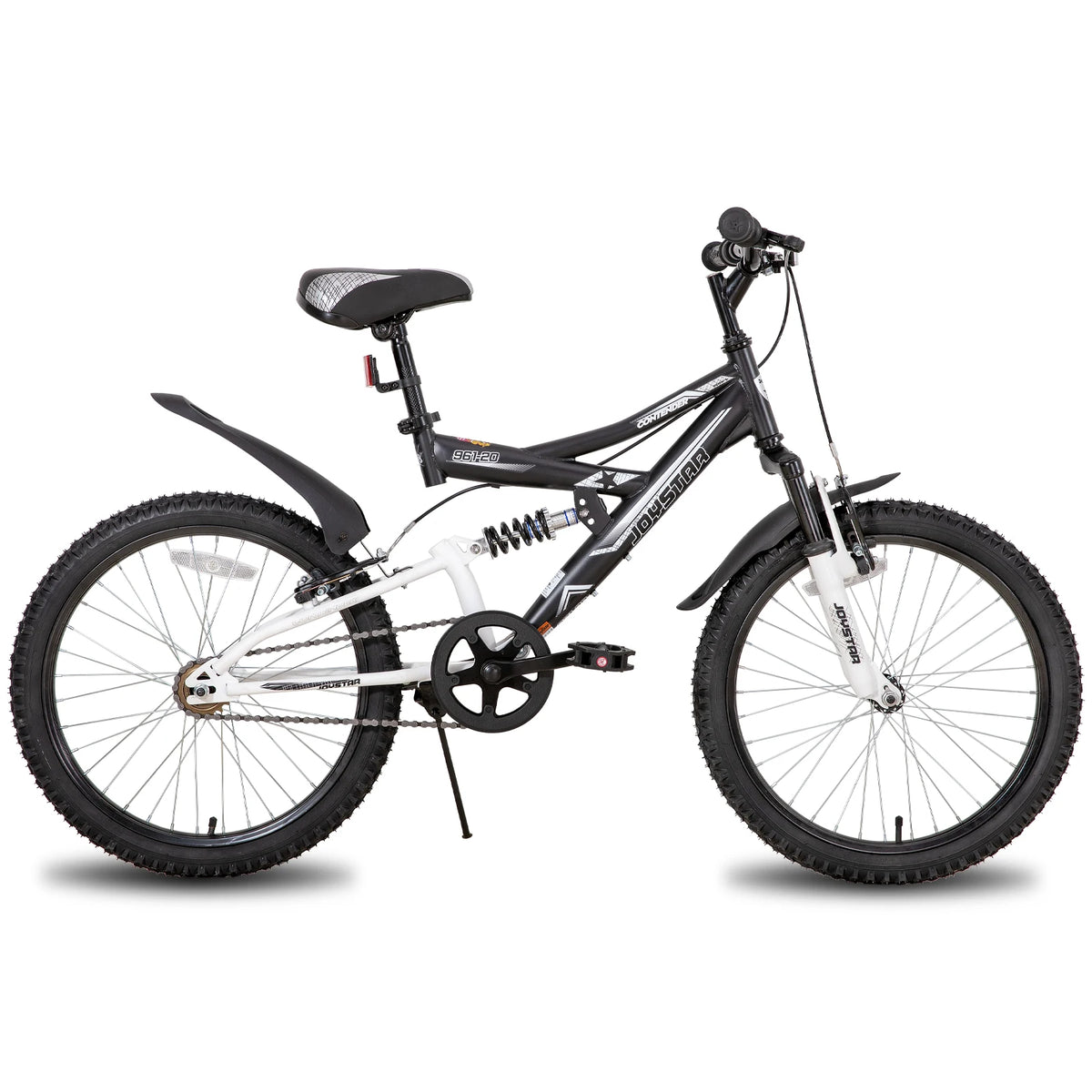 JOYSTAR Kids Mountain Bike With Dual Suspension And V Brakes