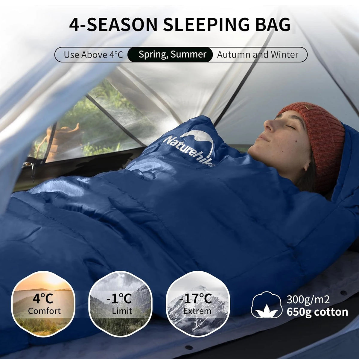 Naturehike Mummy Sleeping Bag For Camping And Indoor Use