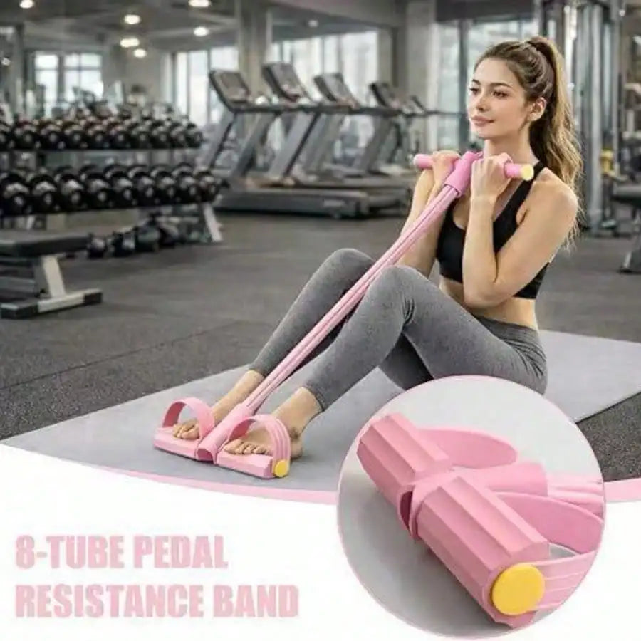 Heavy Duty Latex Pedal Resistance Bands For Home Gym