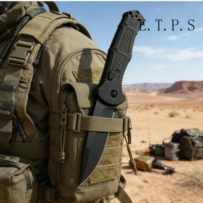 DIY Folding Pocket Knife Drop Point Blade Camping Tool