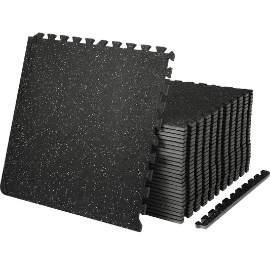 SucceBuy Interlocking EVA Foam Gym Workout Floor Mats