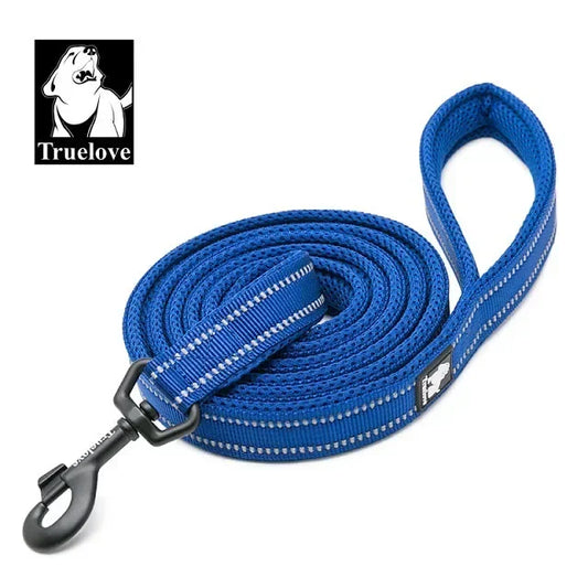 TrueLove Reflective Padded Nylon Mesh Soft Dog Walking Leash