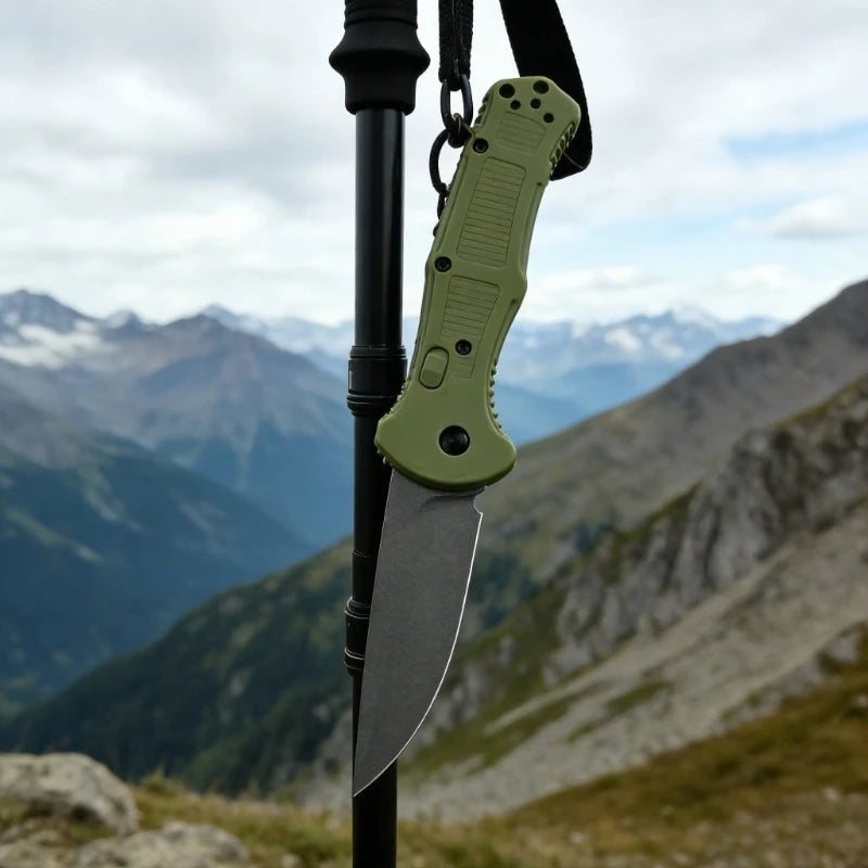 DIY Folding Pocket Knife Drop Point Blade Camping Tool