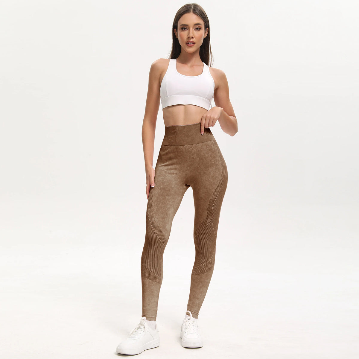 Women's Seamless High Waisted Yoga Leggings For Active Fitness