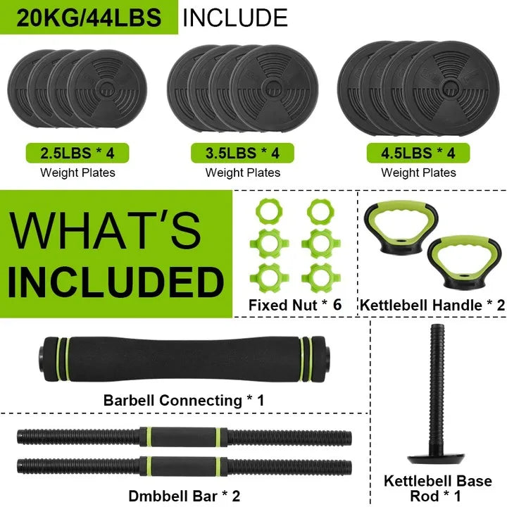 Twister CK Adjustable Dumbbells With Connector Fitness Home Gym Set