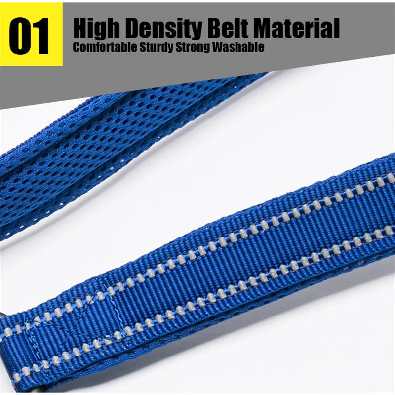 TrueLove Reflective Padded Nylon Mesh Soft Dog Walking Leash