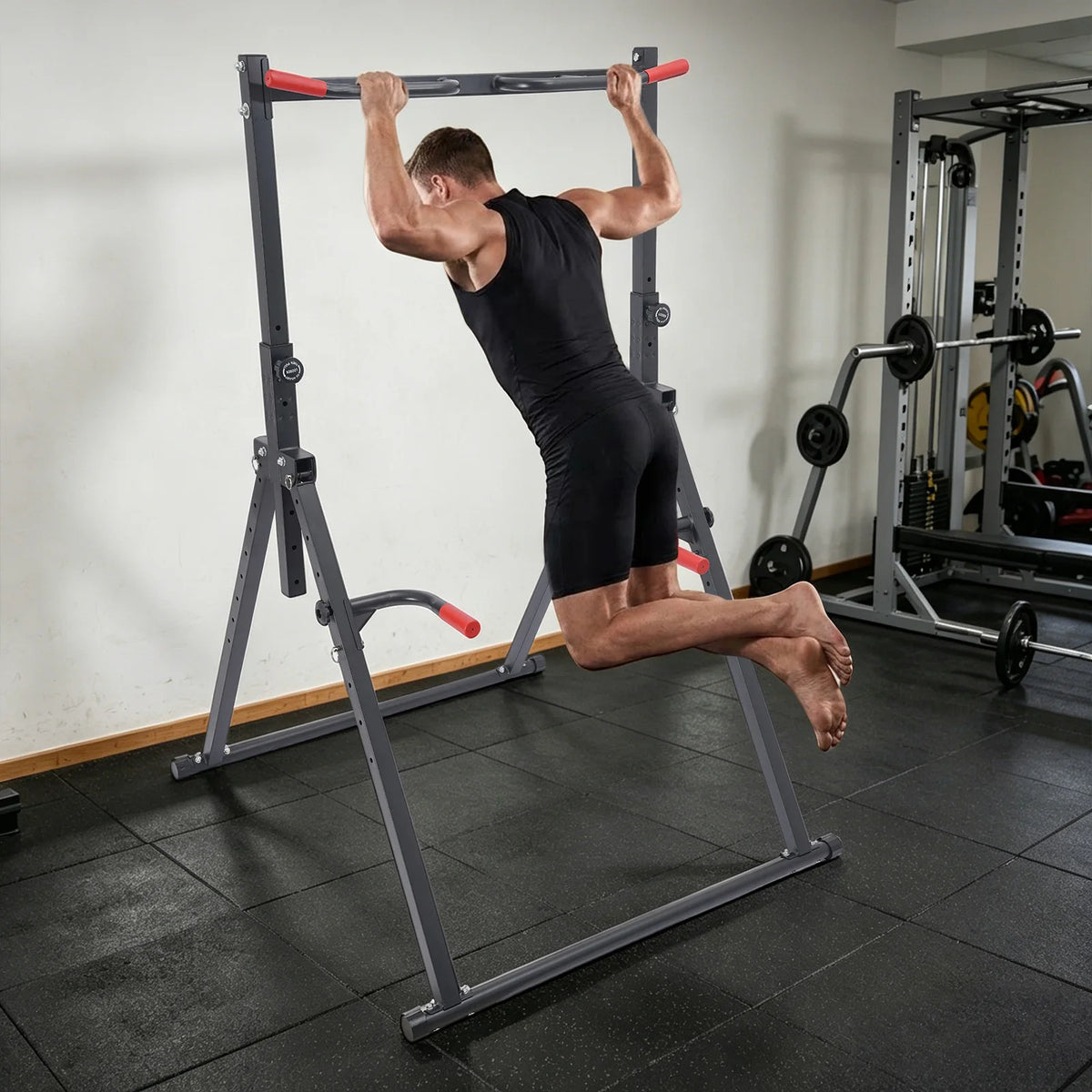 Heavy Duty Adjustable Foldable Pull Up Station For Gym