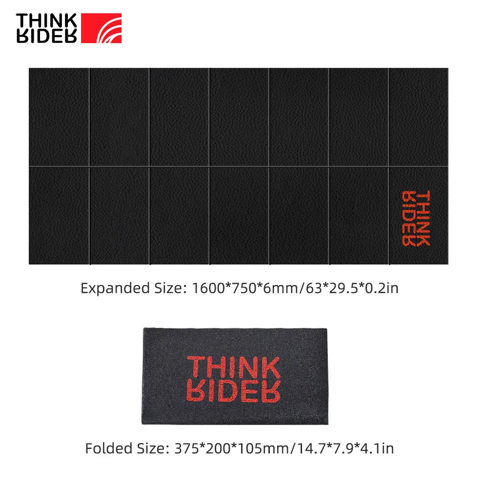 ThinkRider Spin Bike Training Exercise Mat Floor Protector