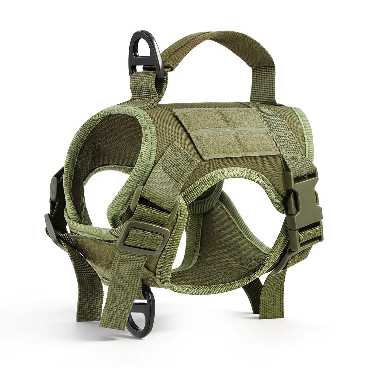 Adjustable Tactical Cat Harness Vest And Leash Set With Handle