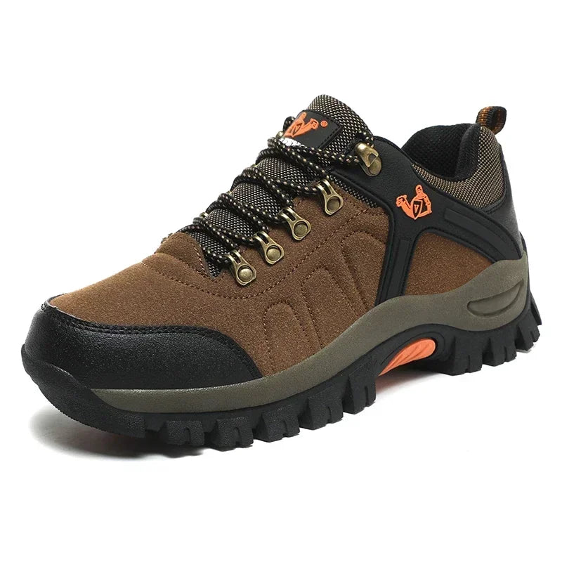 Lace Up Unisex Hiking Boots With Breathable Outdoor Design