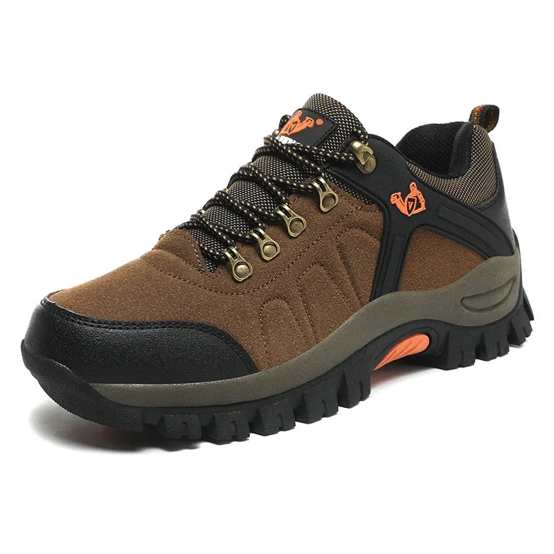 Lace Up Unisex Hiking Boots With Breathable Outdoor Design