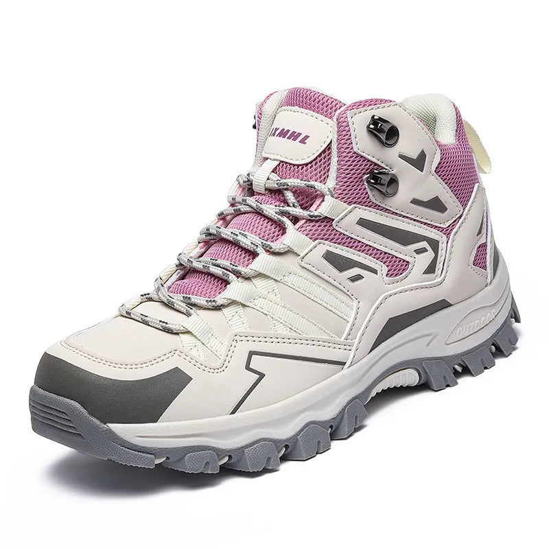 Yukyguuter Waterproof Hiking Shoes Non Slip Outdoor Trekking Boots