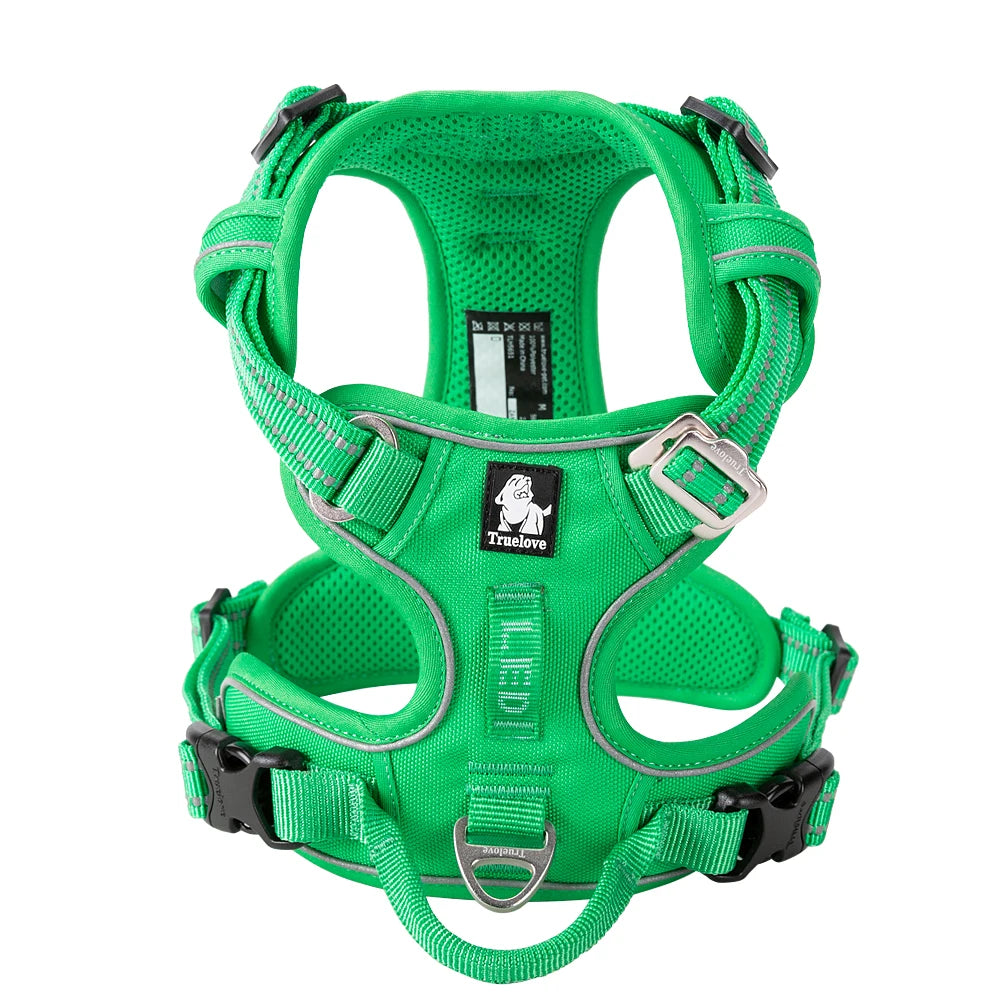 TrueLove Reflective Adjustable No Pull Dog Harness Training Vest