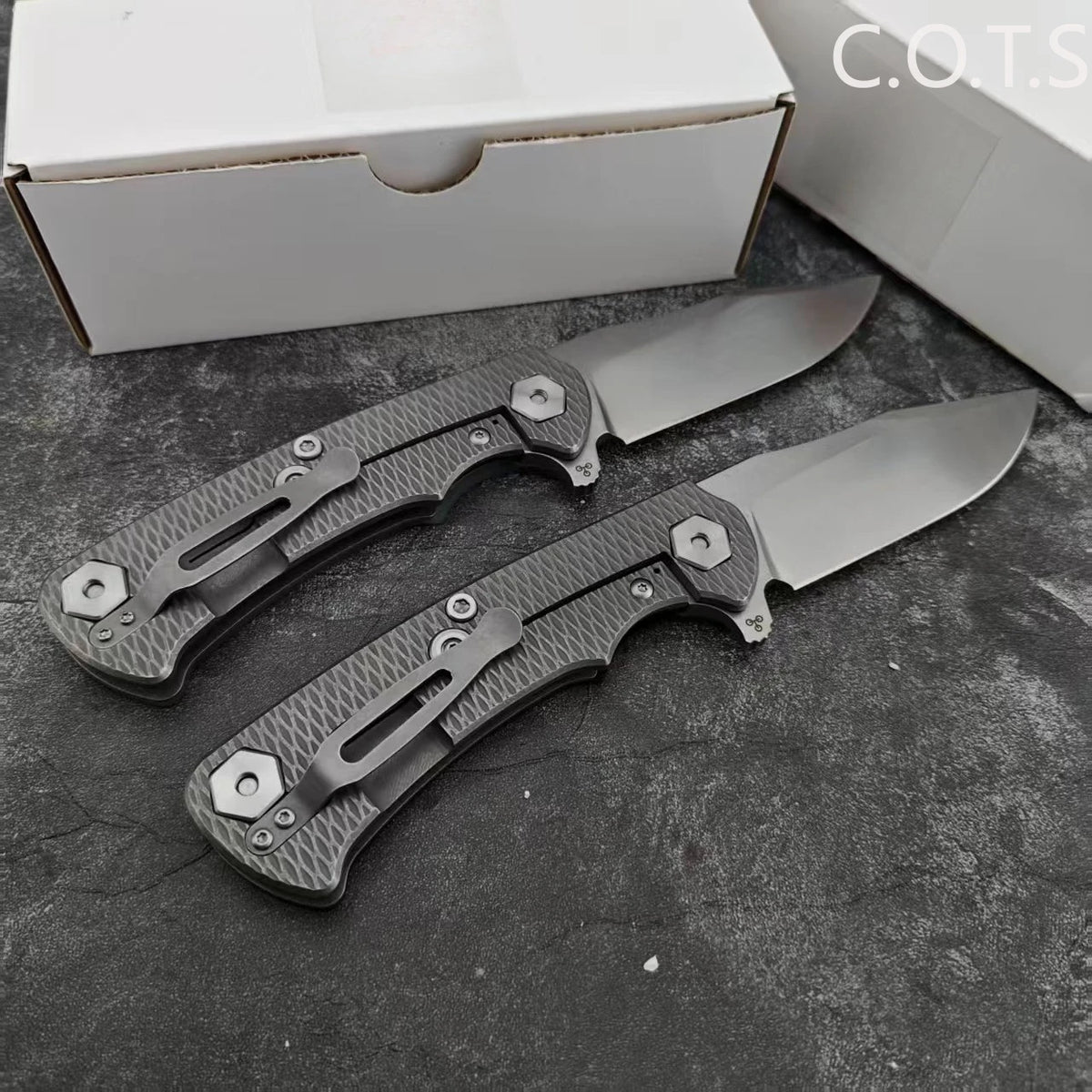 Rick Hinderer XM18 D2 Steel EDC Folding Knife G10 Handle