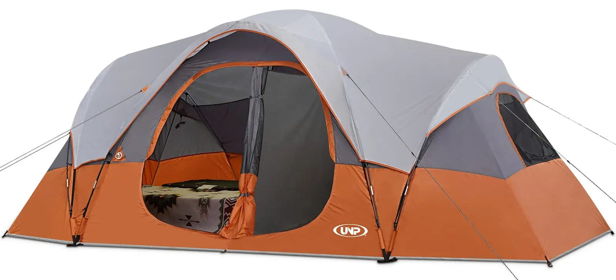 UNP Family Camping Tent With Two Rooms And Privacy Divider