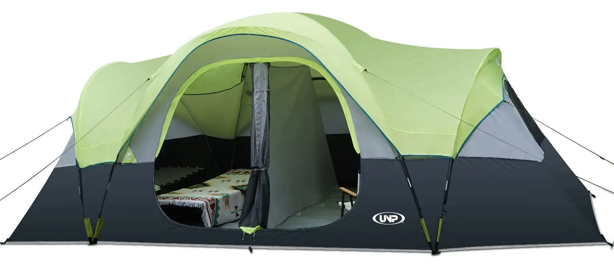 UNP Family Camping Tent With Two Rooms And Privacy Divider
