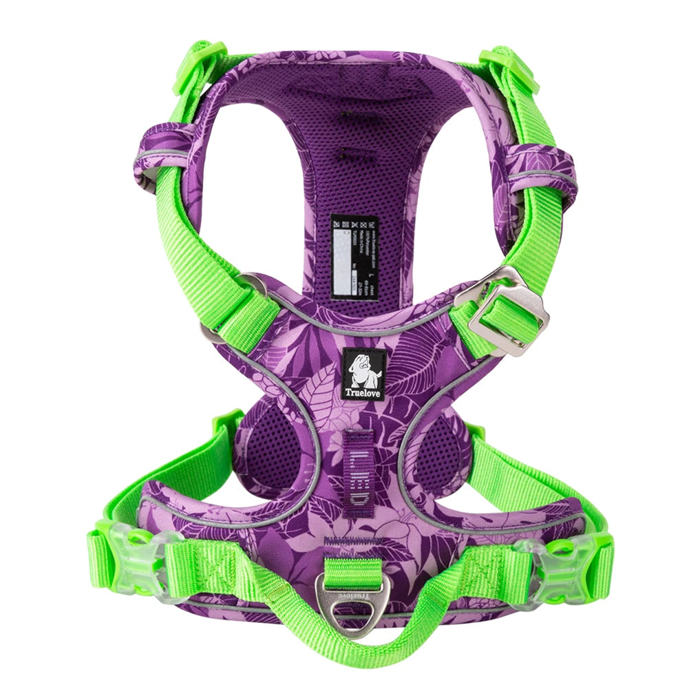 TrueLove Reflective Adjustable No Pull Dog Harness Training Vest