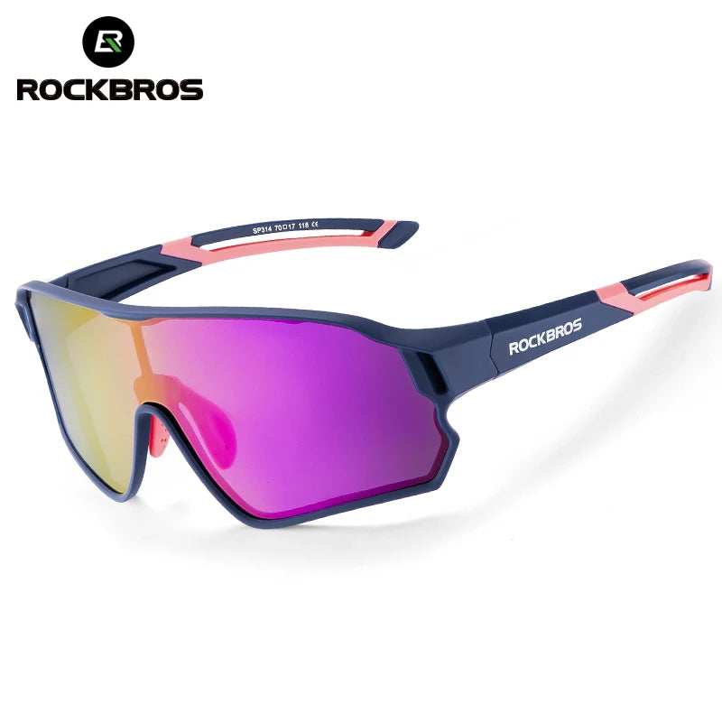 Rockbros Polarized Cycling Sunglasses For Kids Adults UV Protection